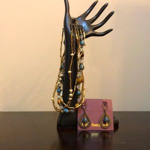 Premier Designs Necklace and Earrings Set